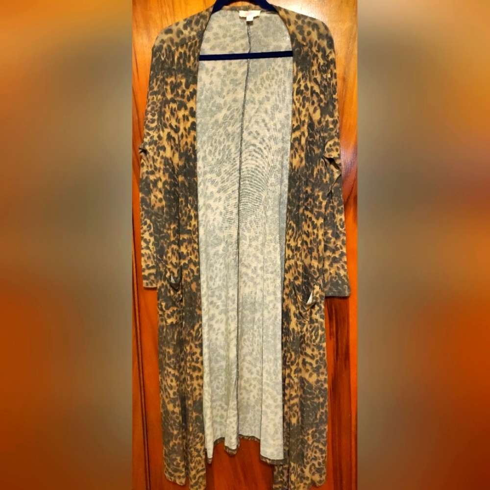 LulaRoe long length cardigan Size: Large